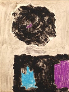 Vintage Untitled (Black Purple Cerulean)