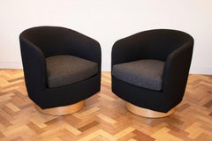 Melville Swivel Roxy Chair Designed by Milo Baughman for Thayer Coggins c.2000s
