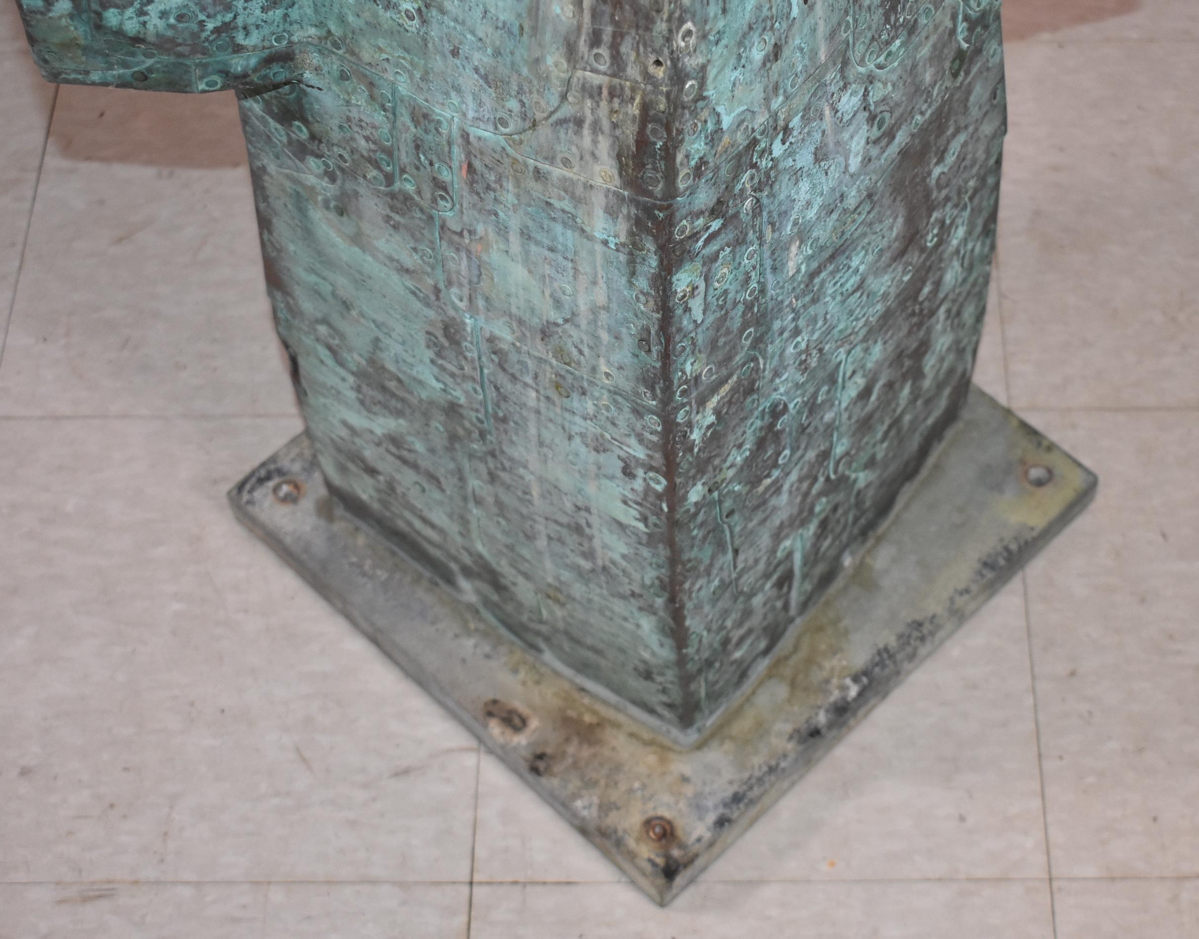 Melvin Albert Schuler Moderne Kupferskulptur für draußen im Angebot 7