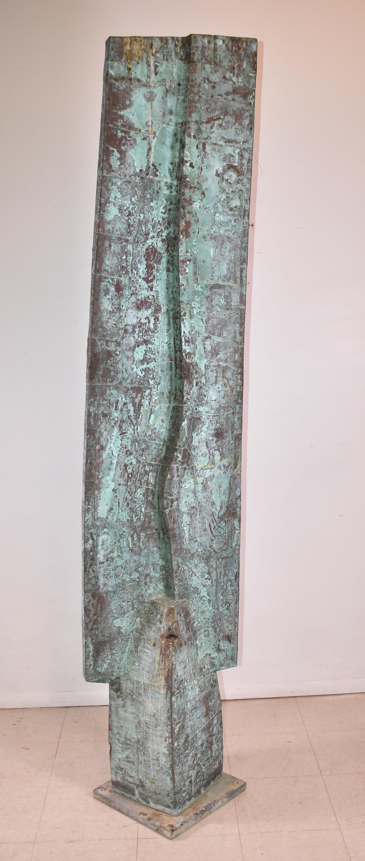 Melvin Albert Schuler Moderne Kupferskulptur für draußen im Angebot 3