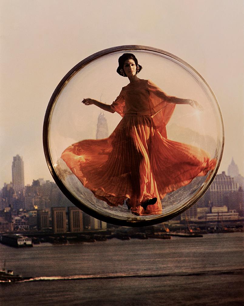 Melvin Sokolsky Color Photograph - Over New York, Color