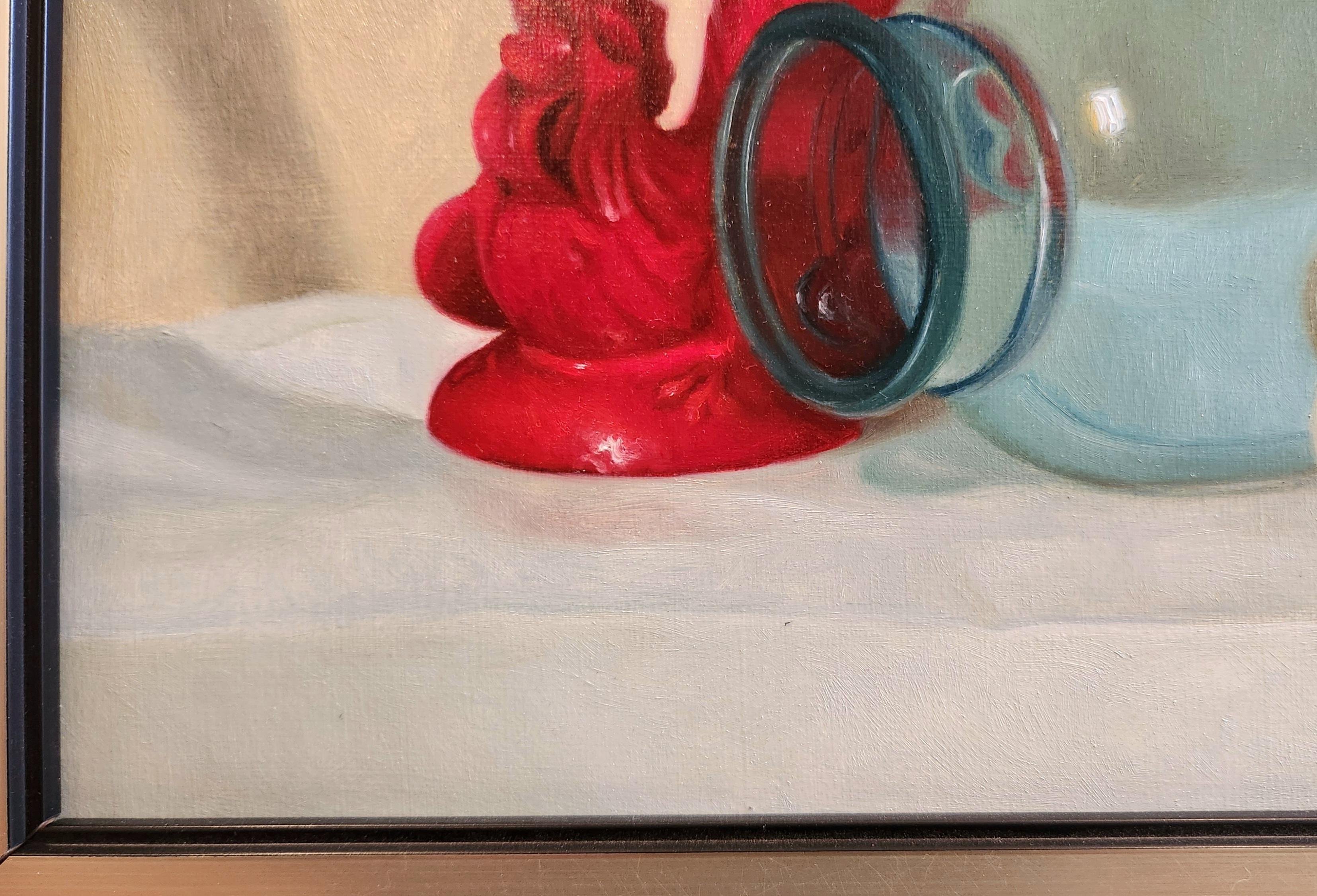 Oil Paint on Aluminum Panel -- The Gaurdian For Sale 2