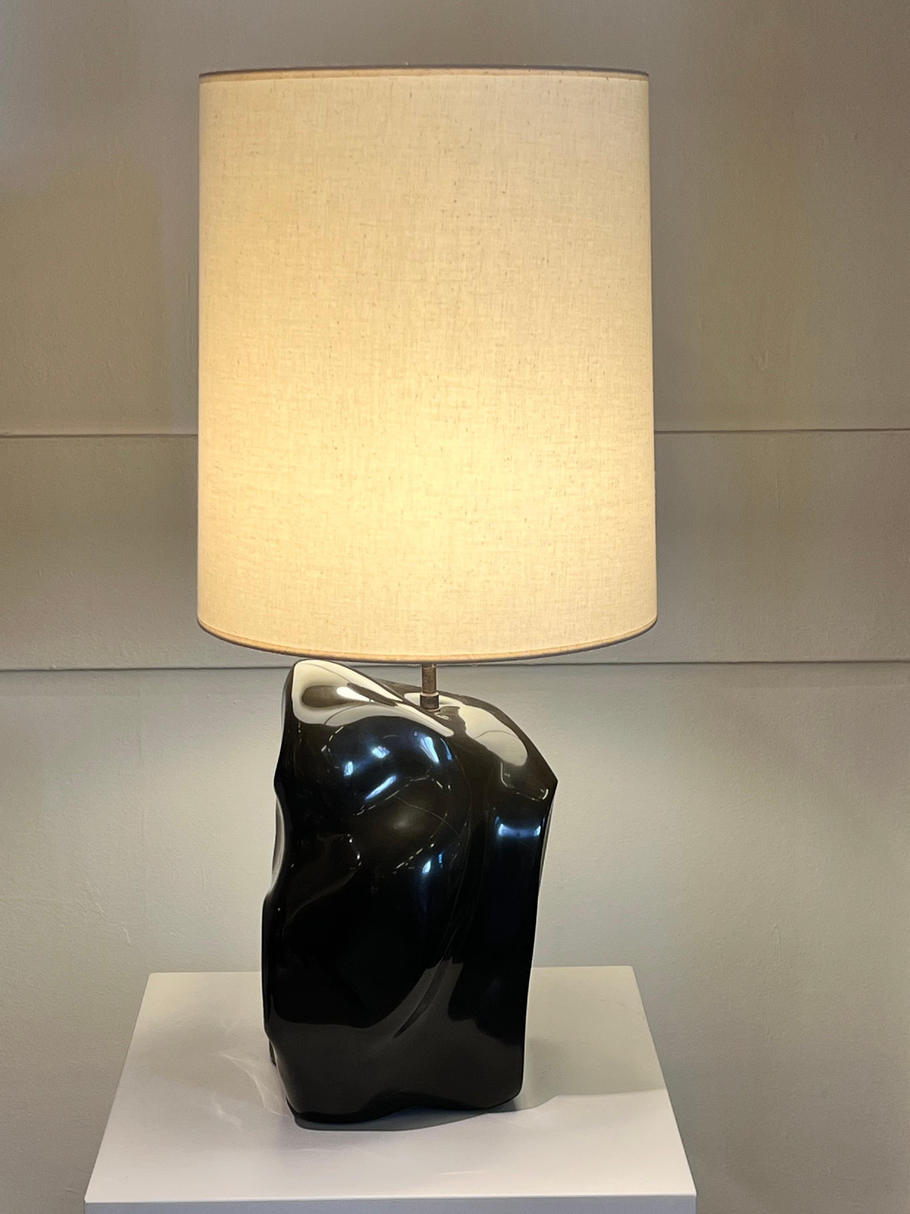 Mem martins marble lamp by Jean-Frédéric Bourdier - signed by the artist 7
