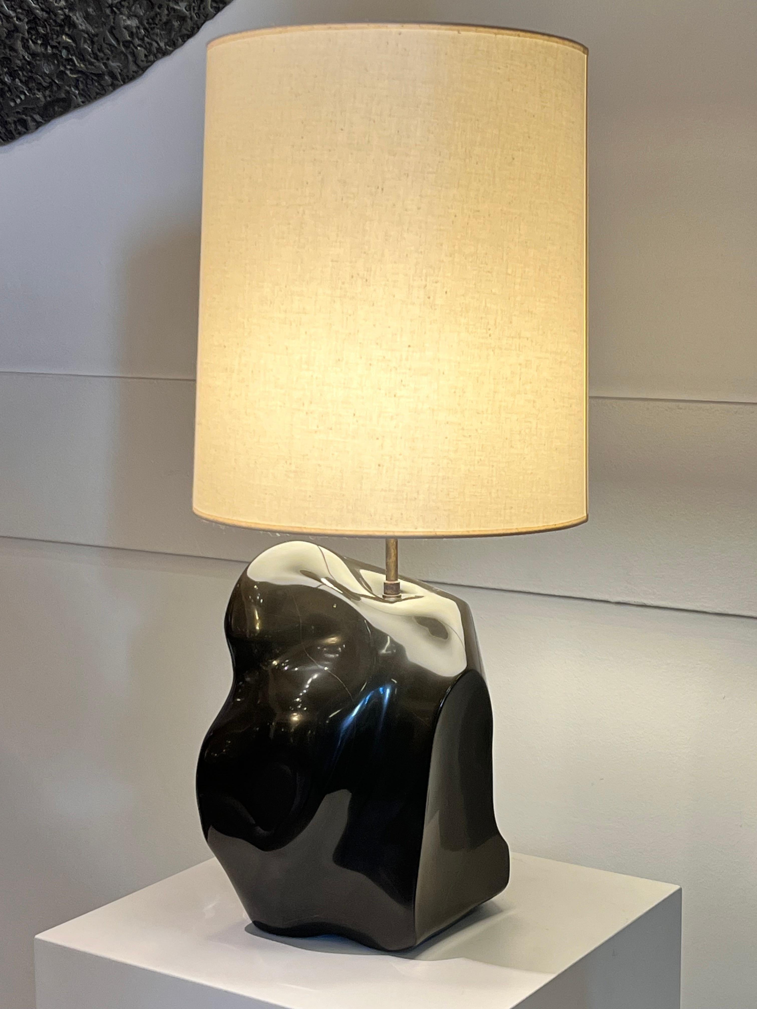 Mem martins marble lamp by Jean-Frédéric Bourdier - signed by the artist 8