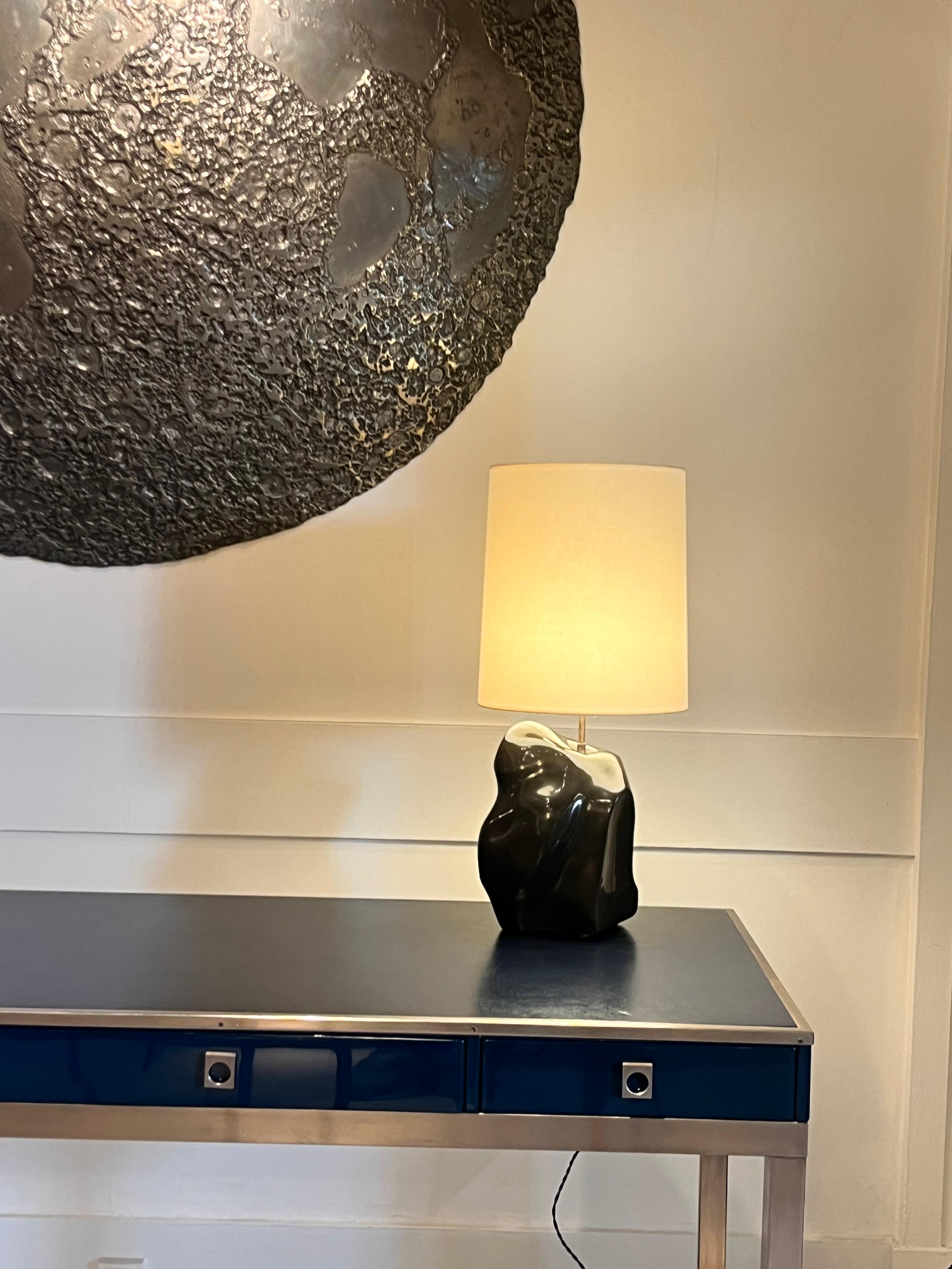 Mem martins marble lamp by Jean-Frédéric Bourdier - signed by the artist 10