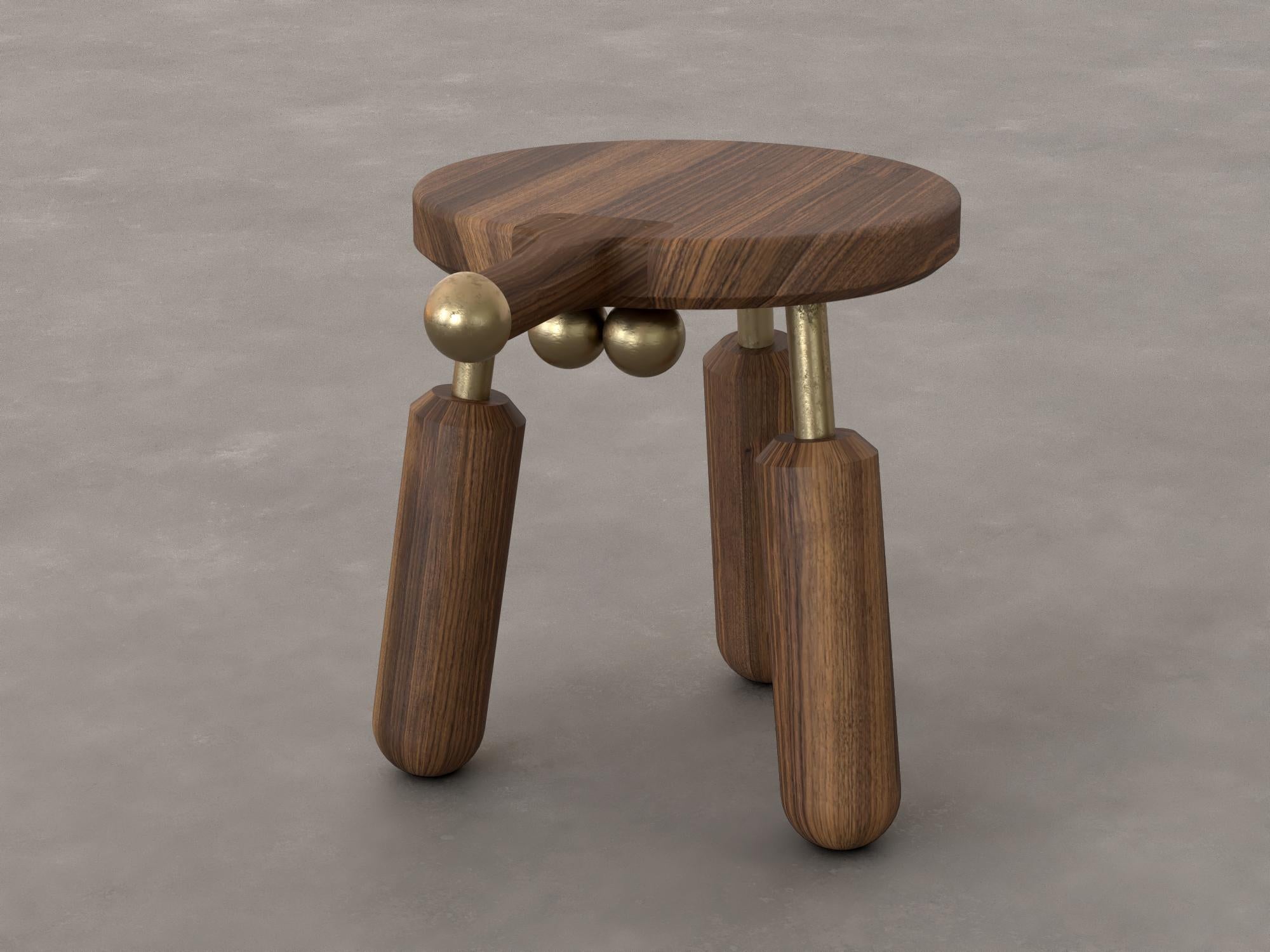 Brass Members Only Stool by Studio:Rah For Sale