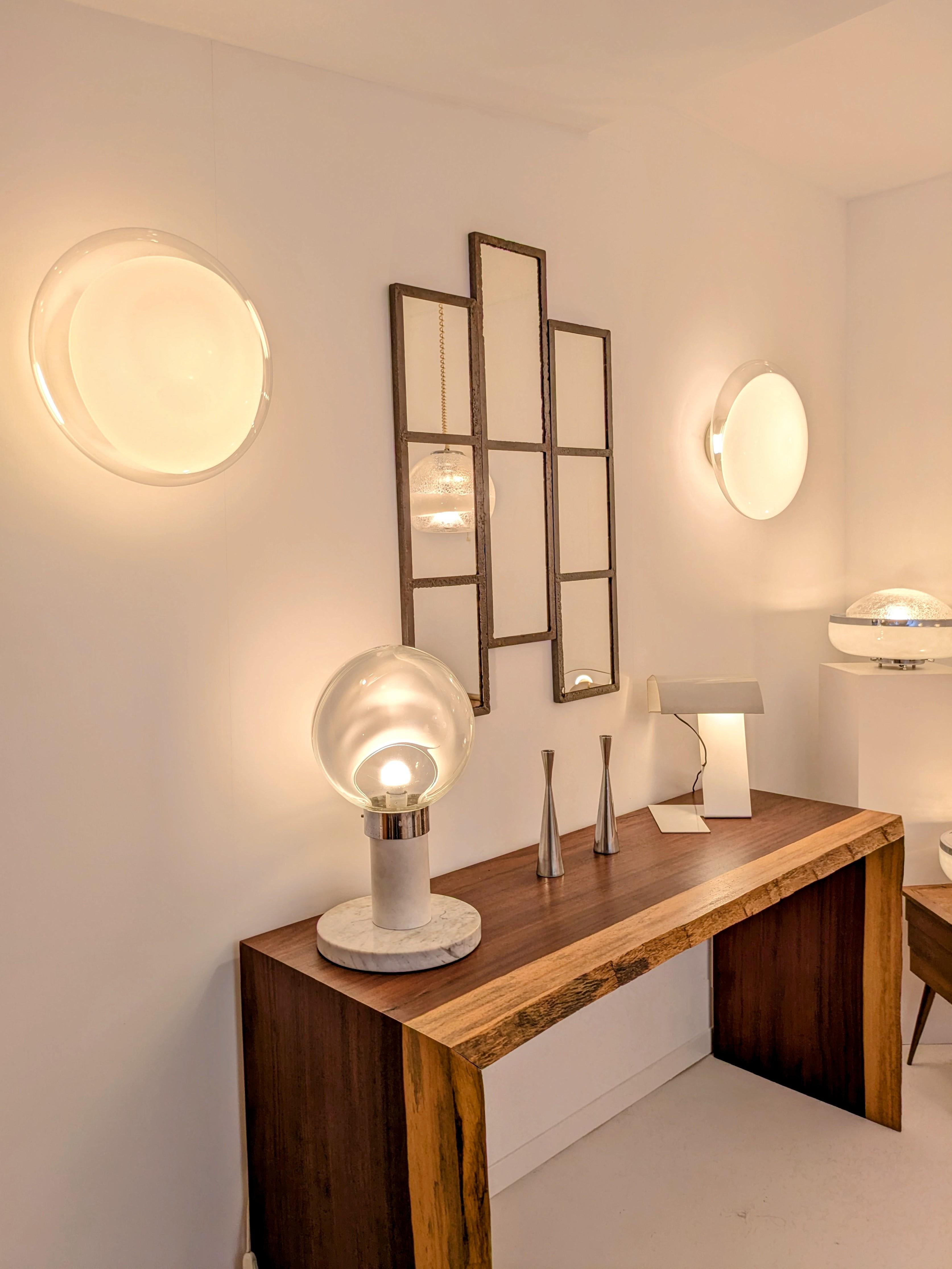 Italiano Lampada da tavolo in vetro di Murano 