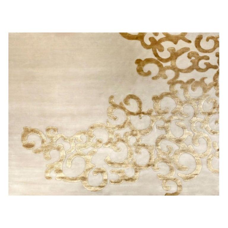 MEMENTO 400 rug by Illulian
Dimensions: D400 x H300 cm 
Materials: Wool 50% , Silk 50%
Variations available and prices may vary according to materials and sizes. 

Illulian, historic and prestigious rug company brand, internationally renowned