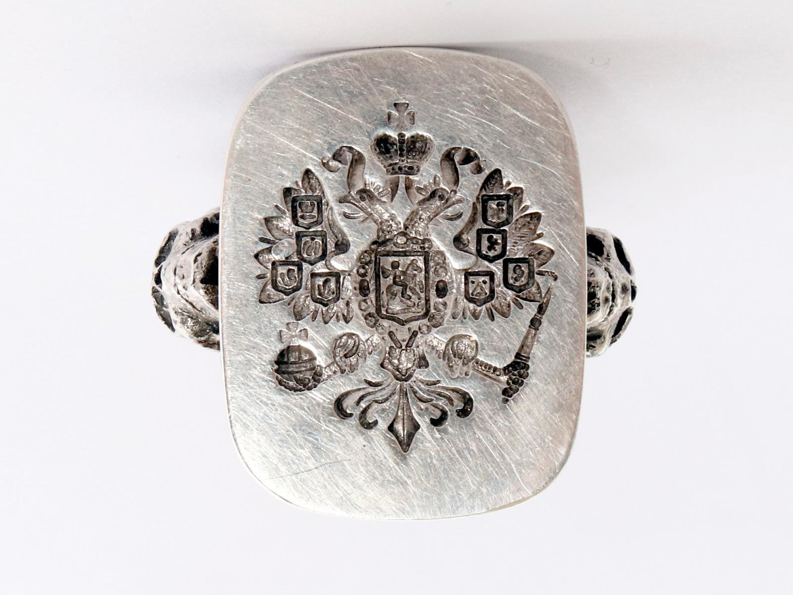 Sigillo a catena Memento Mori, San Pietroburgo, Russia, seconda metà del XIX secolo. in vendita 5