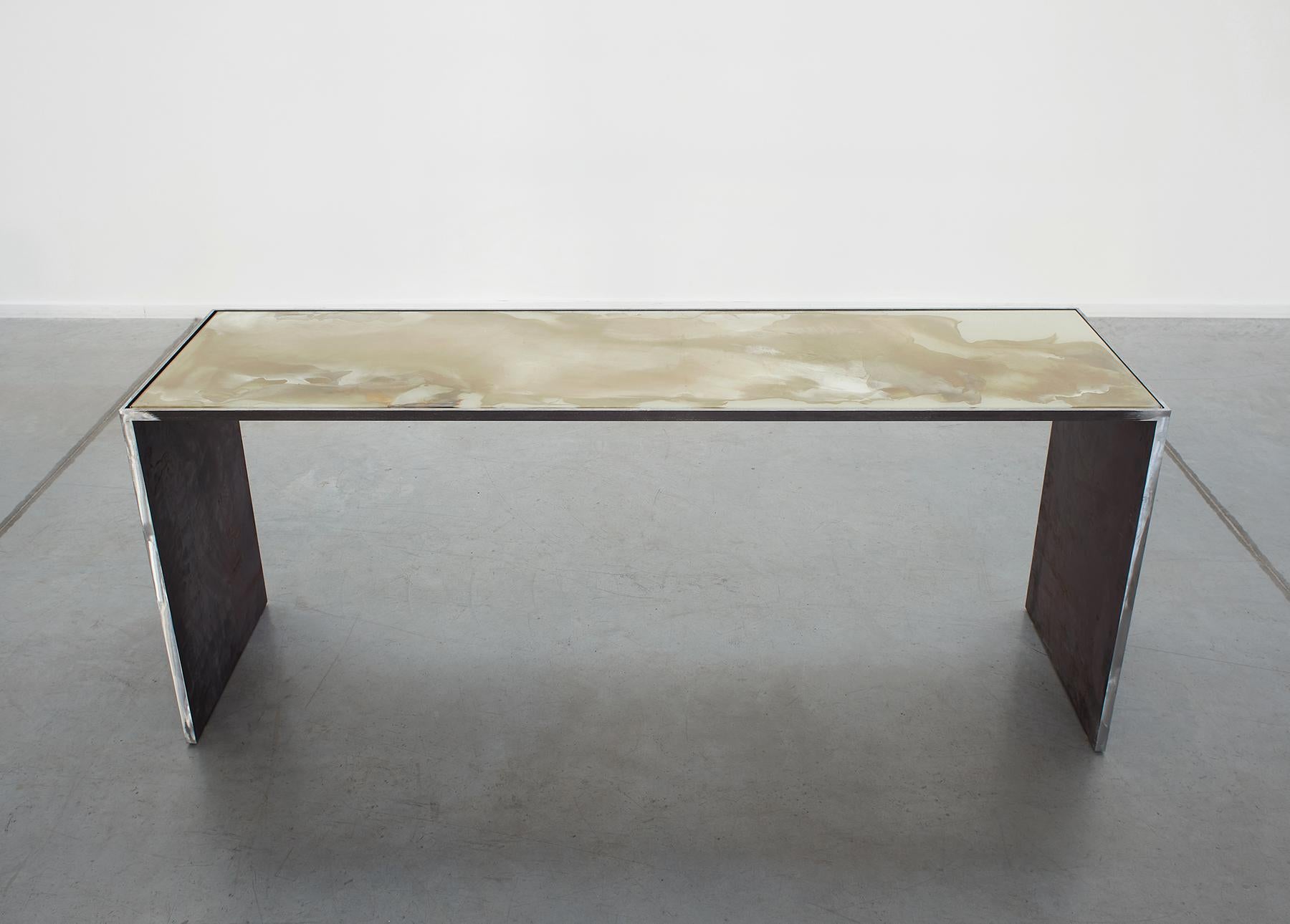 Modern Memento Mori Desk 01 by Boldizar Senteski For Sale