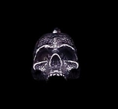 Memento Mori Skull Amulet in Sterling Silver 925