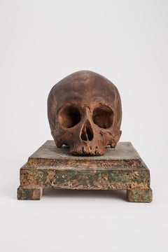 Memento Mori Skull, Italy 1880