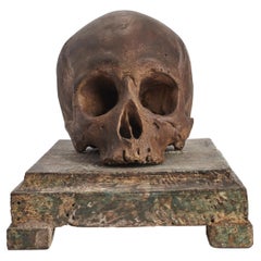 Memento Mori Skull, Italy 1880
