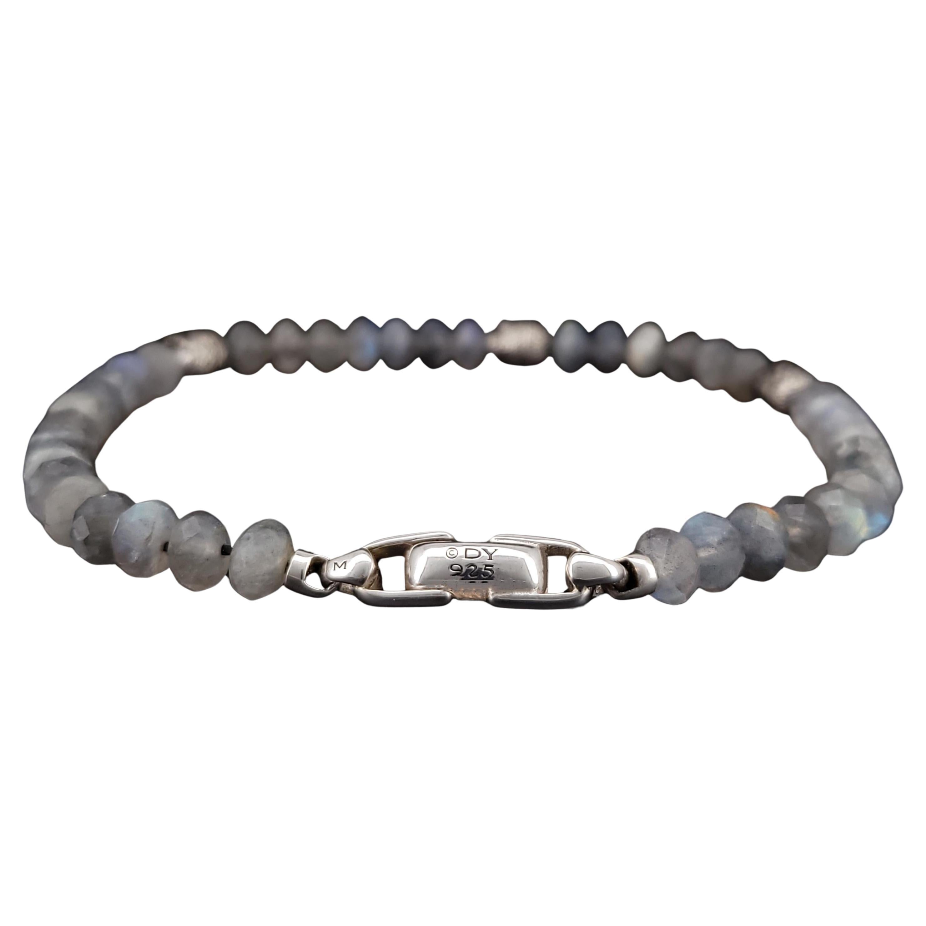 Memento Mori Skull Station Bracelet Sterling Silver