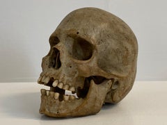 Memento Mori, Wooden Skull from Innsbruck, Austria