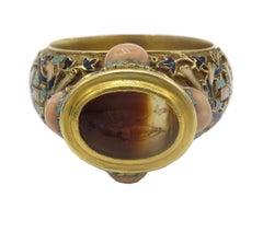 Memento Nori 19th Century Gold Men's Bishops Ring