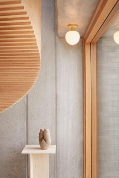 Lampada da soffitto in ottone 'Memoir 120' di GamFratesi per Lyfa