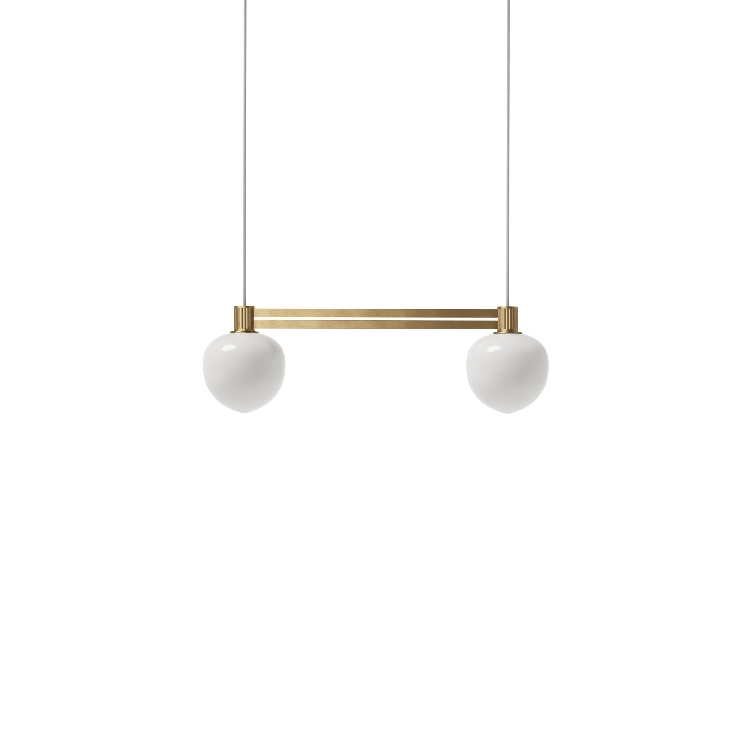 'Memoir 120' Brass Pendant Lamp by GamFratesi for Lyfa, Side by side For Sale 6