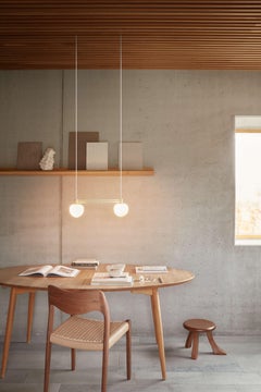 Lampada a sospensione in ottone 'Memoir 120' di GamFratesi per Lyfa, fianco a fianco