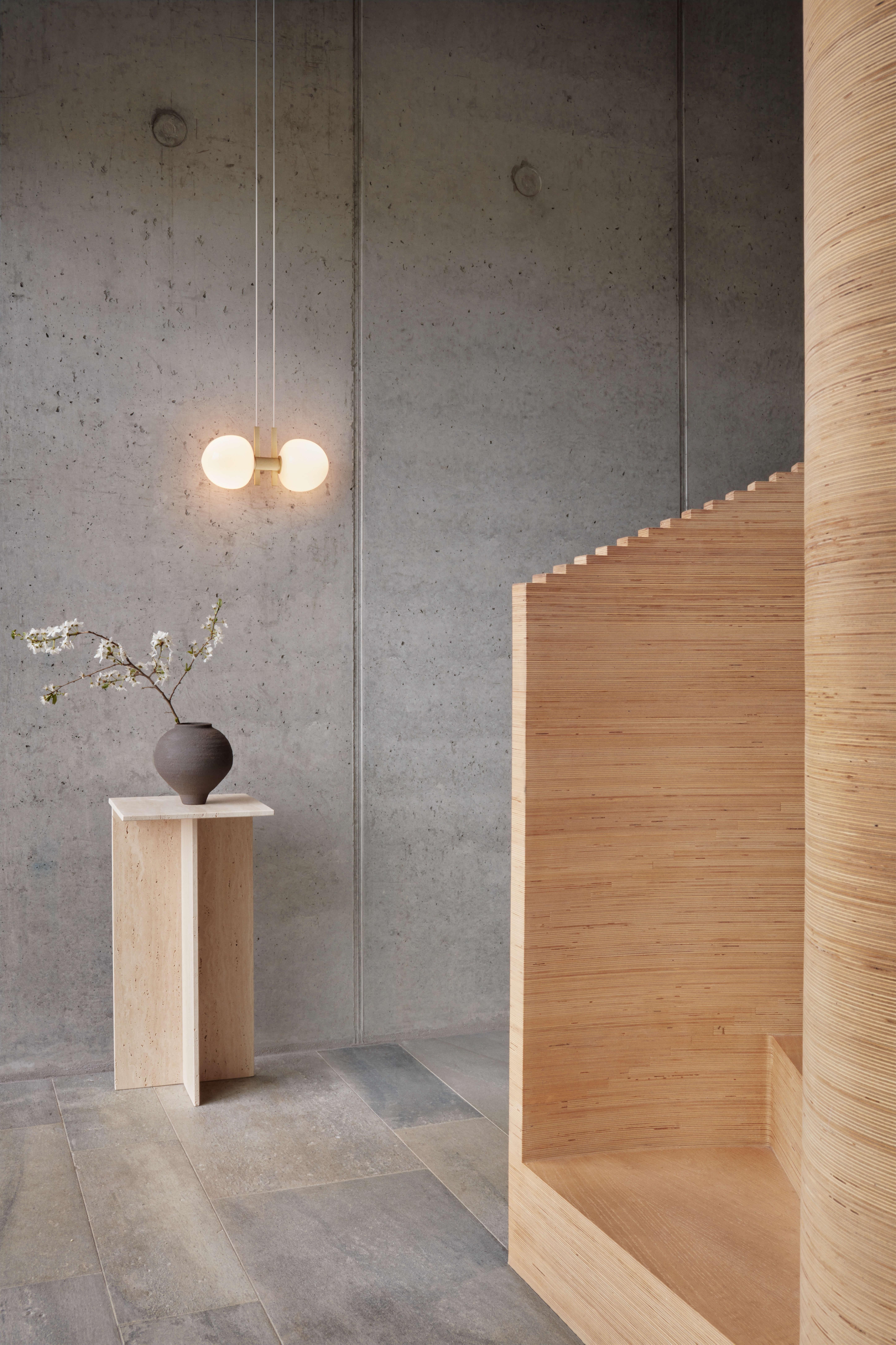 'Memoir 120 III' Brass Ceiling Lamp by GamFratesi for Lyfa en venta 2