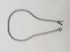 Bracelet tennis Memoire en or blanc 18 carats et diamants 2 carats