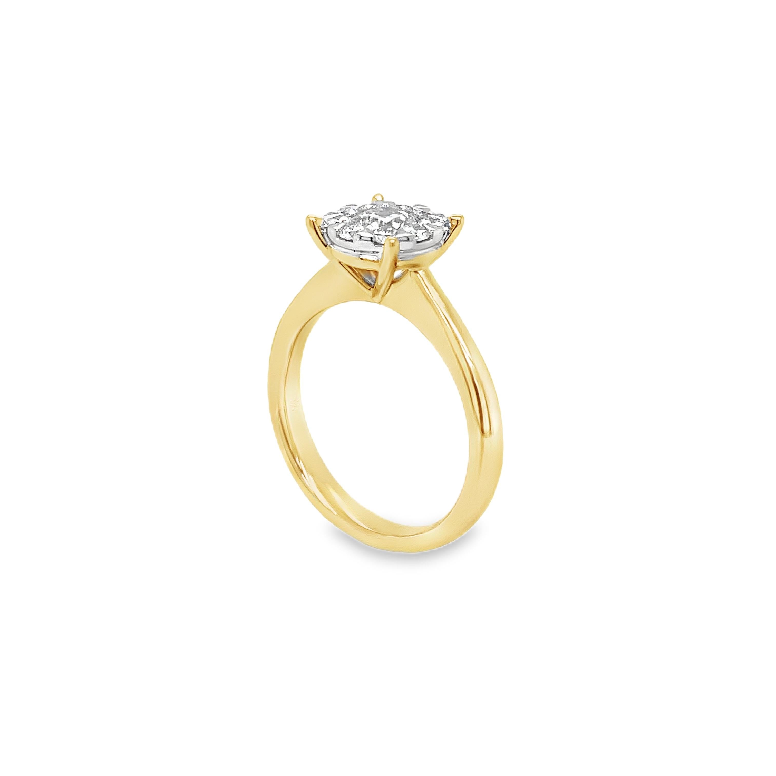 Memoire Bouquet Collection Ring 18k Yellow Gold Bouquet Collection For Sale 1