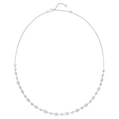 Collier à pétales inspiré de la collection Memoire en diamants, 42 diamants, 3,04 carats