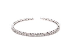 Collezione Memoire Flexi Diamond 1,50ctw. Bracciale in oro bianco 18 carati