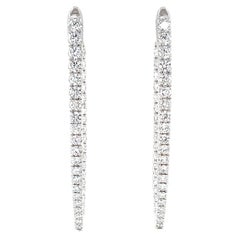 Imperial Hoop, Kollektion, Diamant 2,46 Karat. Ohrring-Set aus 18K