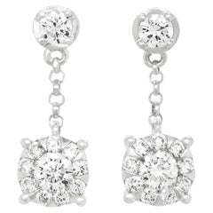 Memoire Diamond Drop Earrings 18k, C2000s