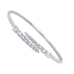 Collection d'identité Memoire Flexi Diamant 1,95 carat BraceletOr blanc 18K