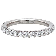 Mémoire Odessa Collection 1,04 carat Bracelet éternel en diamant serti en platine