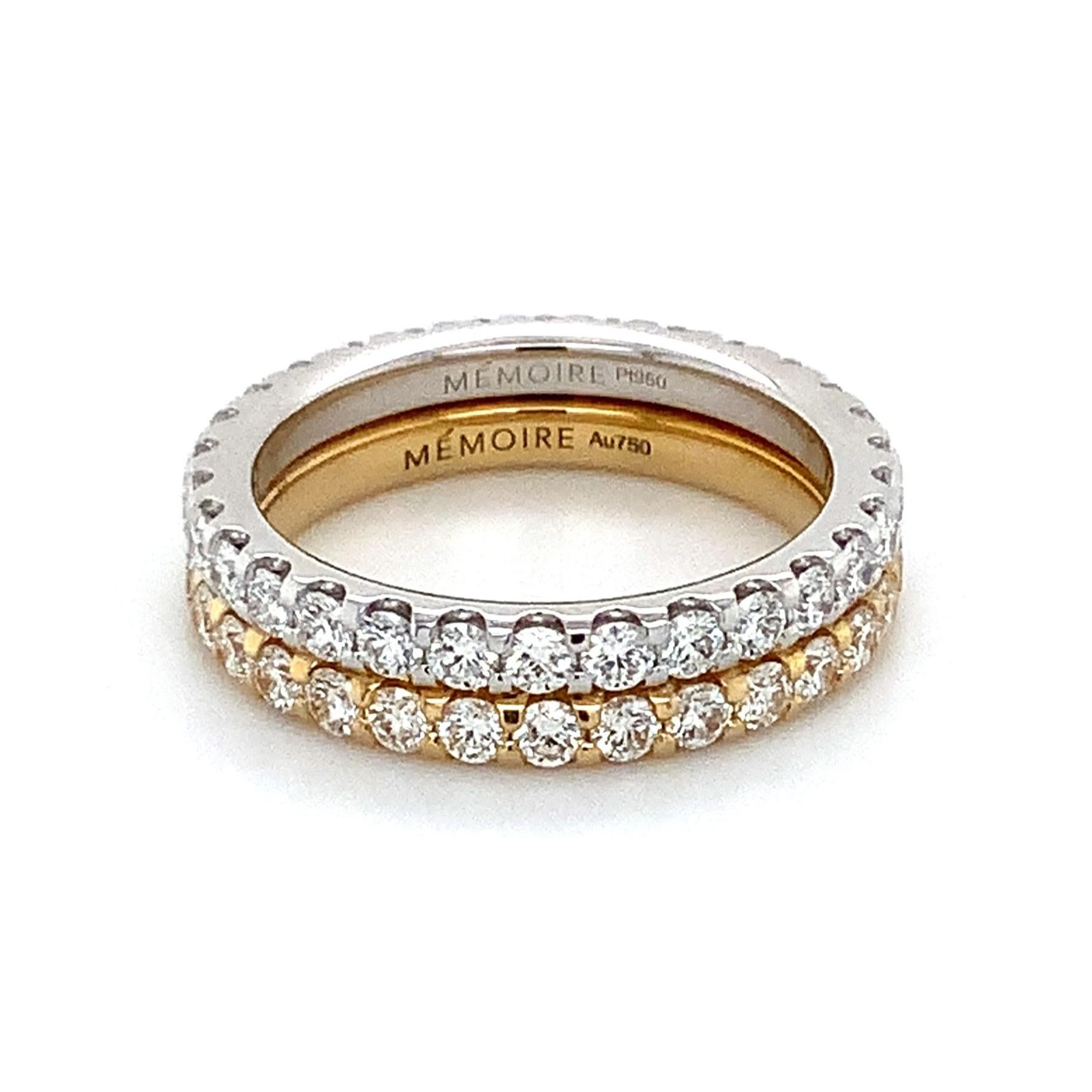 Mémoire Odessa Collection 1,04 carat Bracelet éternel en diamant serti en platine Neuf - En vente à Los Gatos, CA
