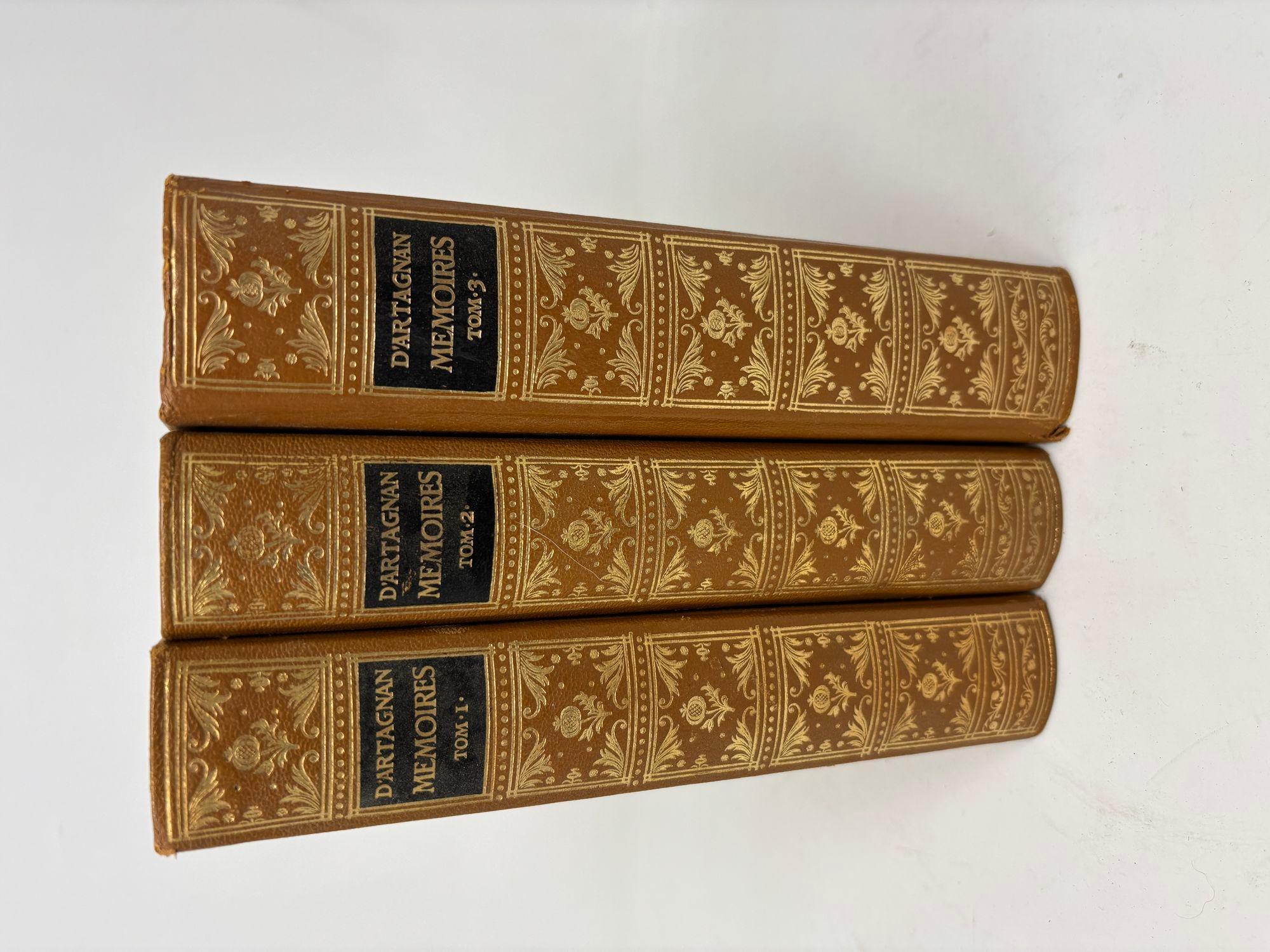 Mémoires de Mr D'Artagnan (3 volumes) by Gatien Courtilz de Sandras.
