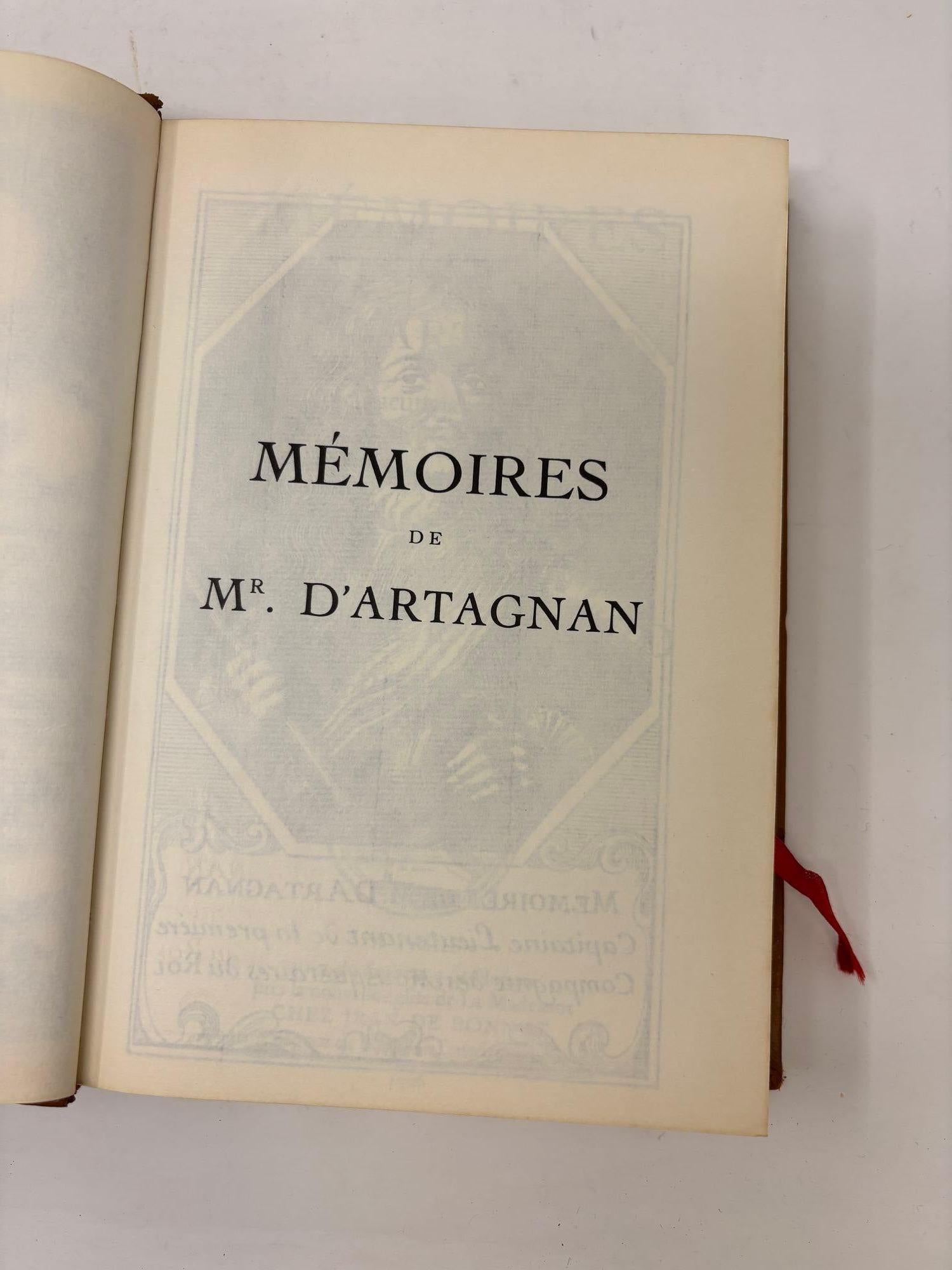 Memoires de Mr D'artagnan (French Edition) 1966 2