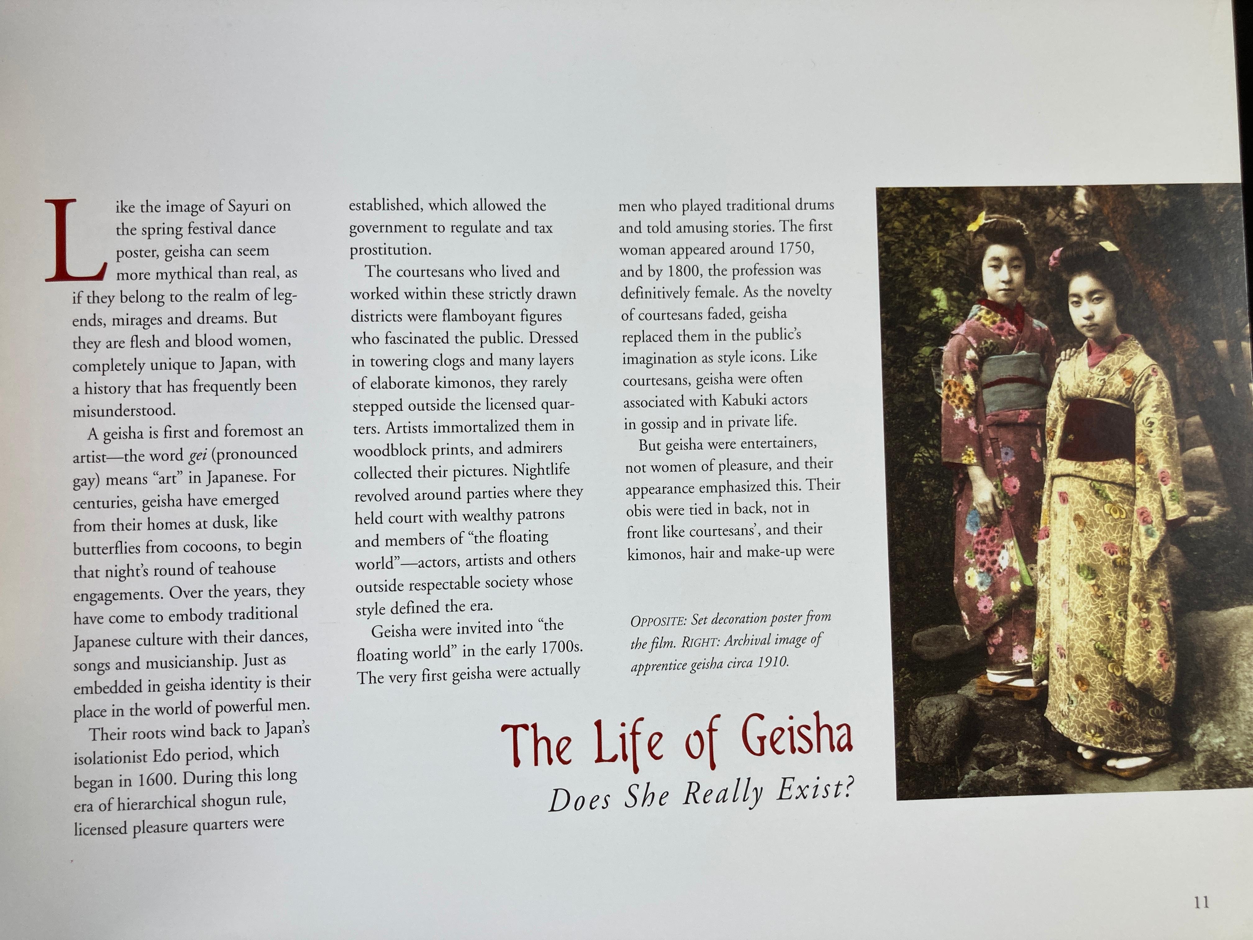 Memoirs of a Geisha A Portrait of the Film By Peggy Mulloy 2005 Hardcover Book For Sale 1