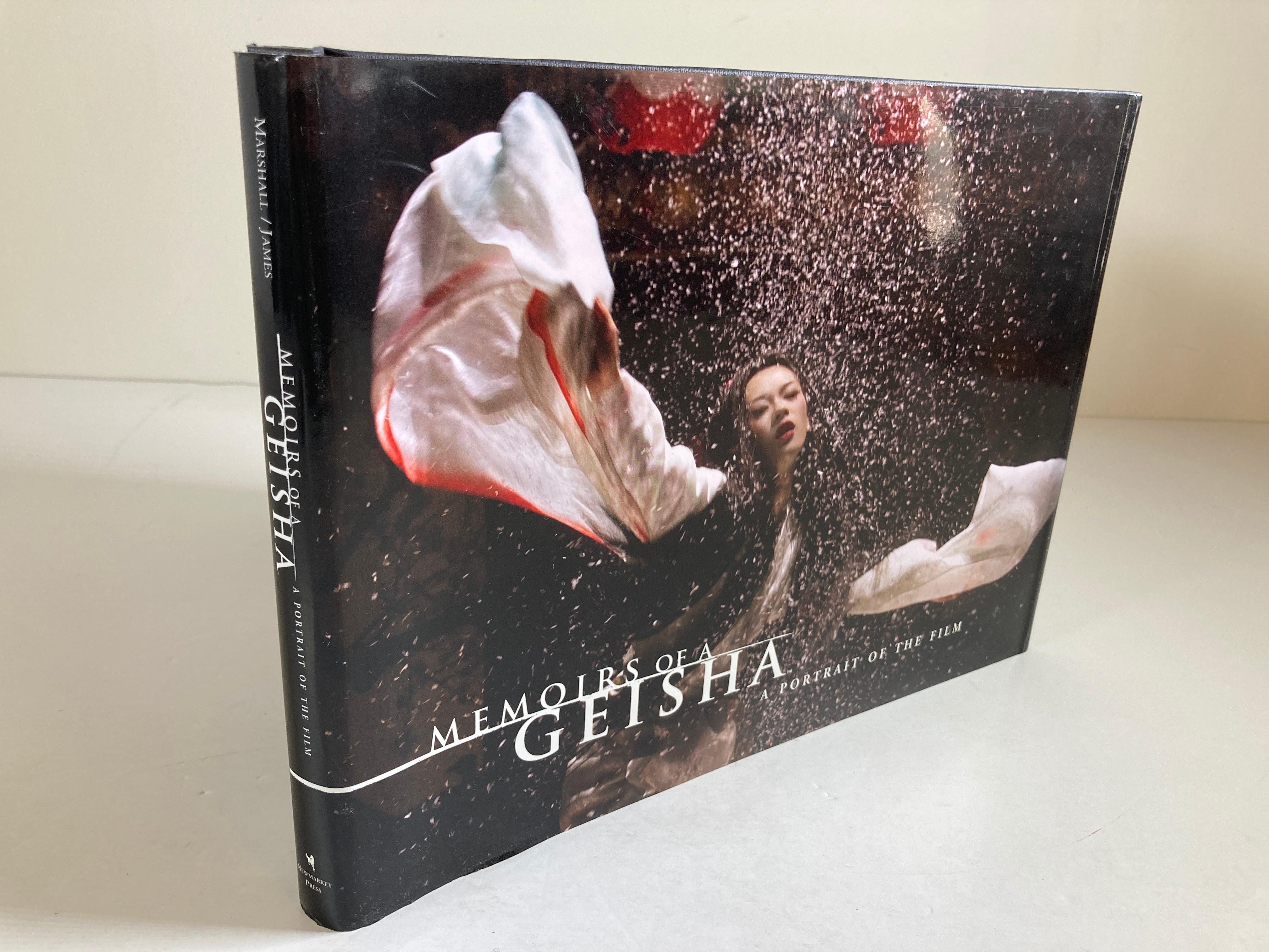 Memoirs of a Geisha A Portrait of the film by Peggy Mulloy · 2005 hardcover book.
By David James (Photographs by), Peggy Mulloy (Text by), Rob Marshall (Introduction by), Arthur Golden (Introduction by)
This is a beautiful large library or