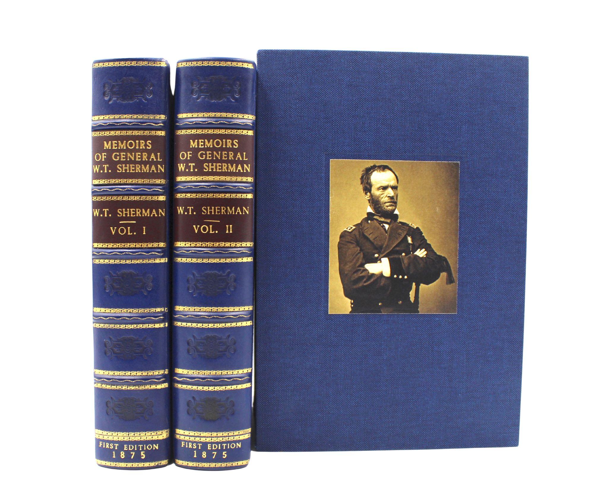 American Memoirs of General William T. Sherman, First Edition, Two-Volume Set, 1875 For Sale