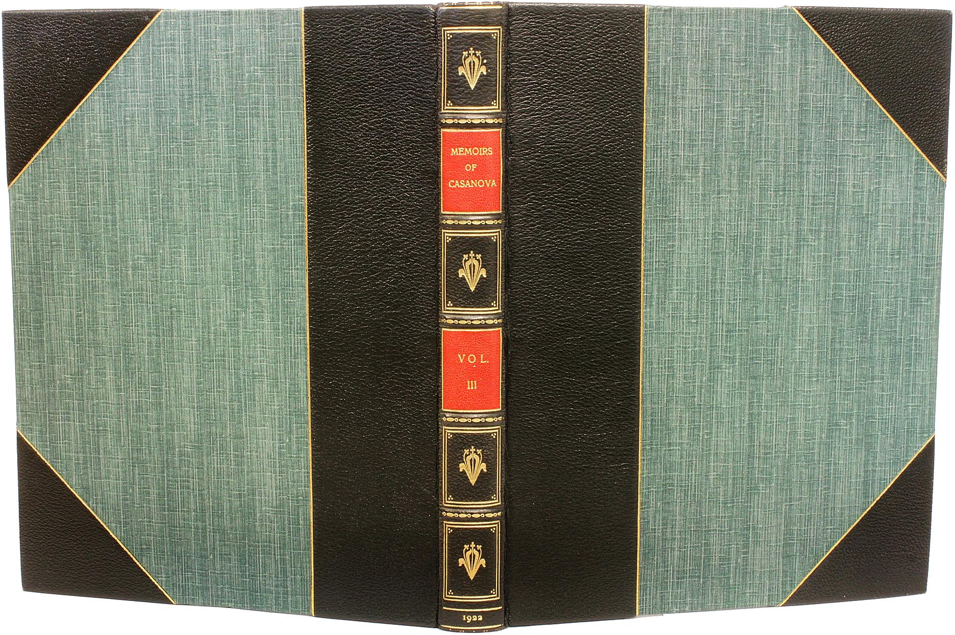 Britannique Memoirs Of Giocomo Casanova. 12 volumes. - 1922 - Édition LTD - EN FINE BINDING ! en vente