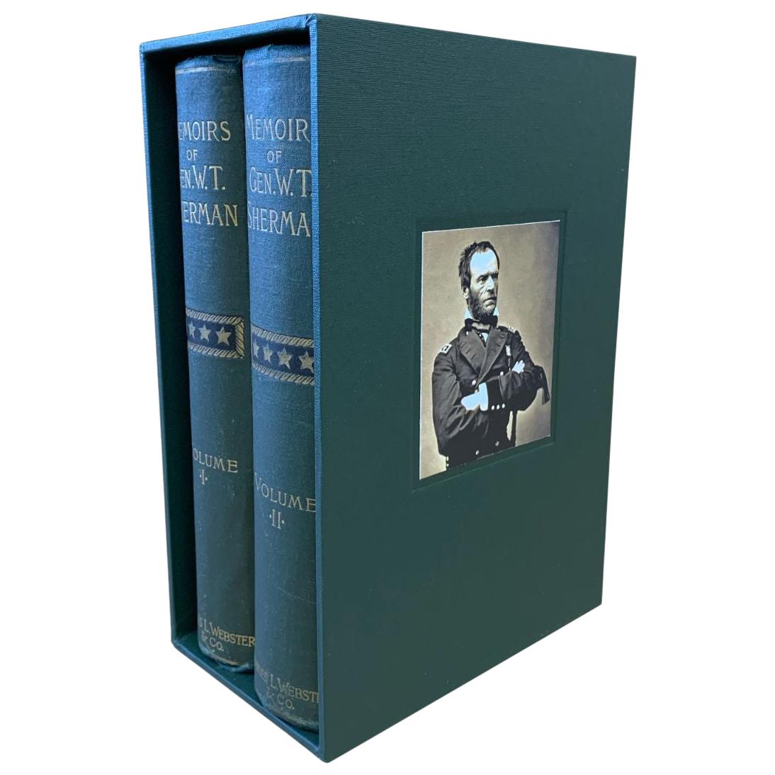 Memoirs of William T. Sherman, 2-Volume "Shoulder Strap" Edition, 1891