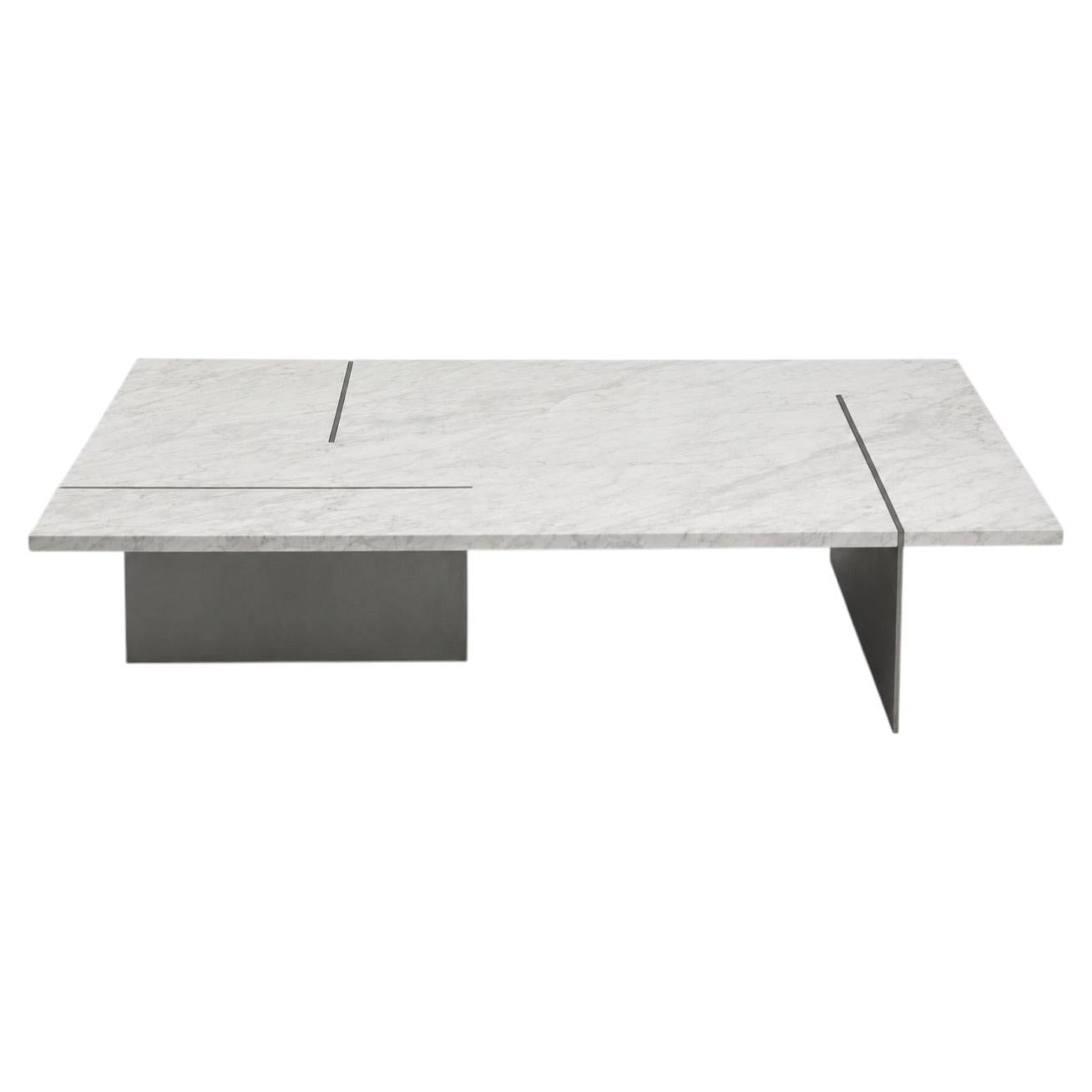 Memoria Coffee Table by Fran Silvestre, Carrara Marble