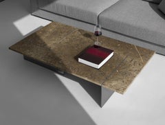Memoria Coffee Table in Jurassic Fossil Stone by NERINEA