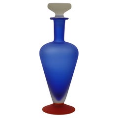 Memphis Art frosted Glass Bottle