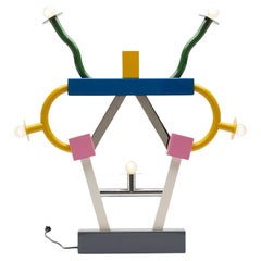 MEMPHIS "ASHOKA" Table Lamp / Ettore Sottsass (Italy) / PostModern Early