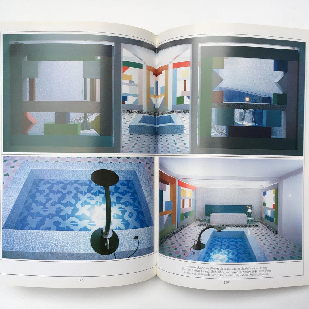 First edition, published by Rizzoli, 1984

‘Research, Experiences, Result, Failures and Successes of New Design’

Founded in 1981 by designer Ettore Sottsass, the Italy-based Memphis Group of designers defined Postmodernism with an