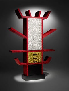 MEMPHIS "CASABLANCA" Cabinet/Sideboard / Ettore Sottsass (Italy) / PostModern