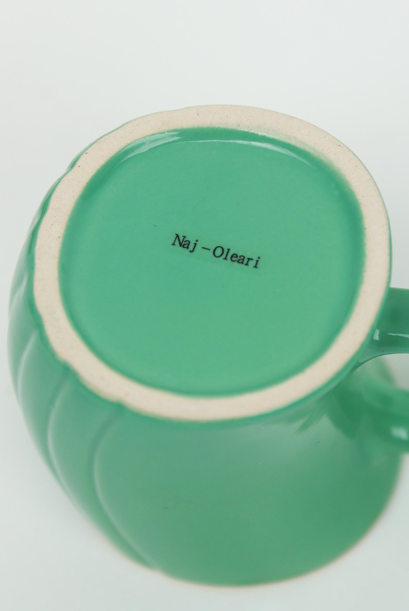 Memphis Ceramic Italian Coffee Set by Massimo Iosa Ghini for Naj Oleari, 1985 In Good Condition In Antwerpen, Antwerp