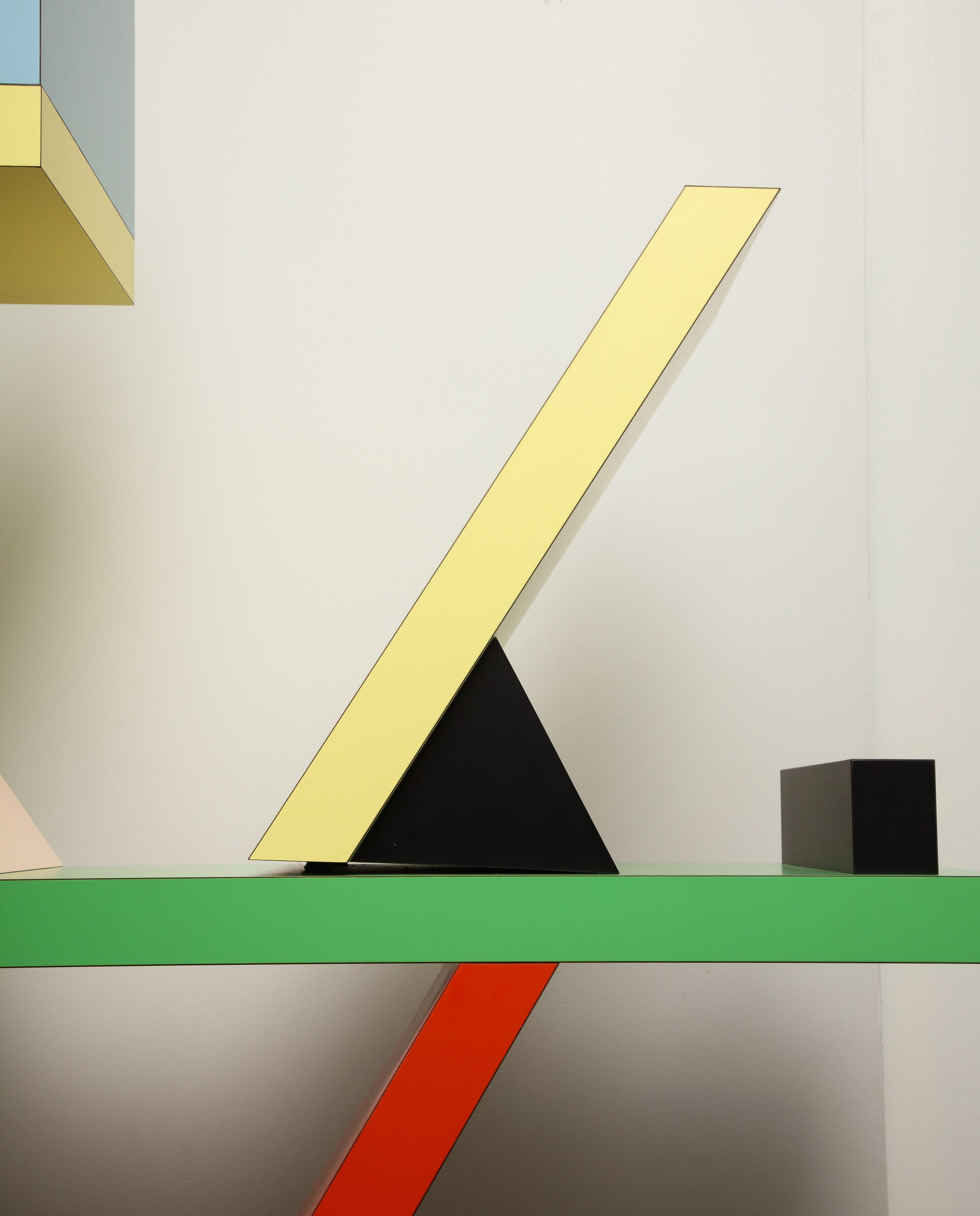 Carlton Memphis Milano Bookcase or Room Divider by Ettore Sottsass, 1981 For Sale 8