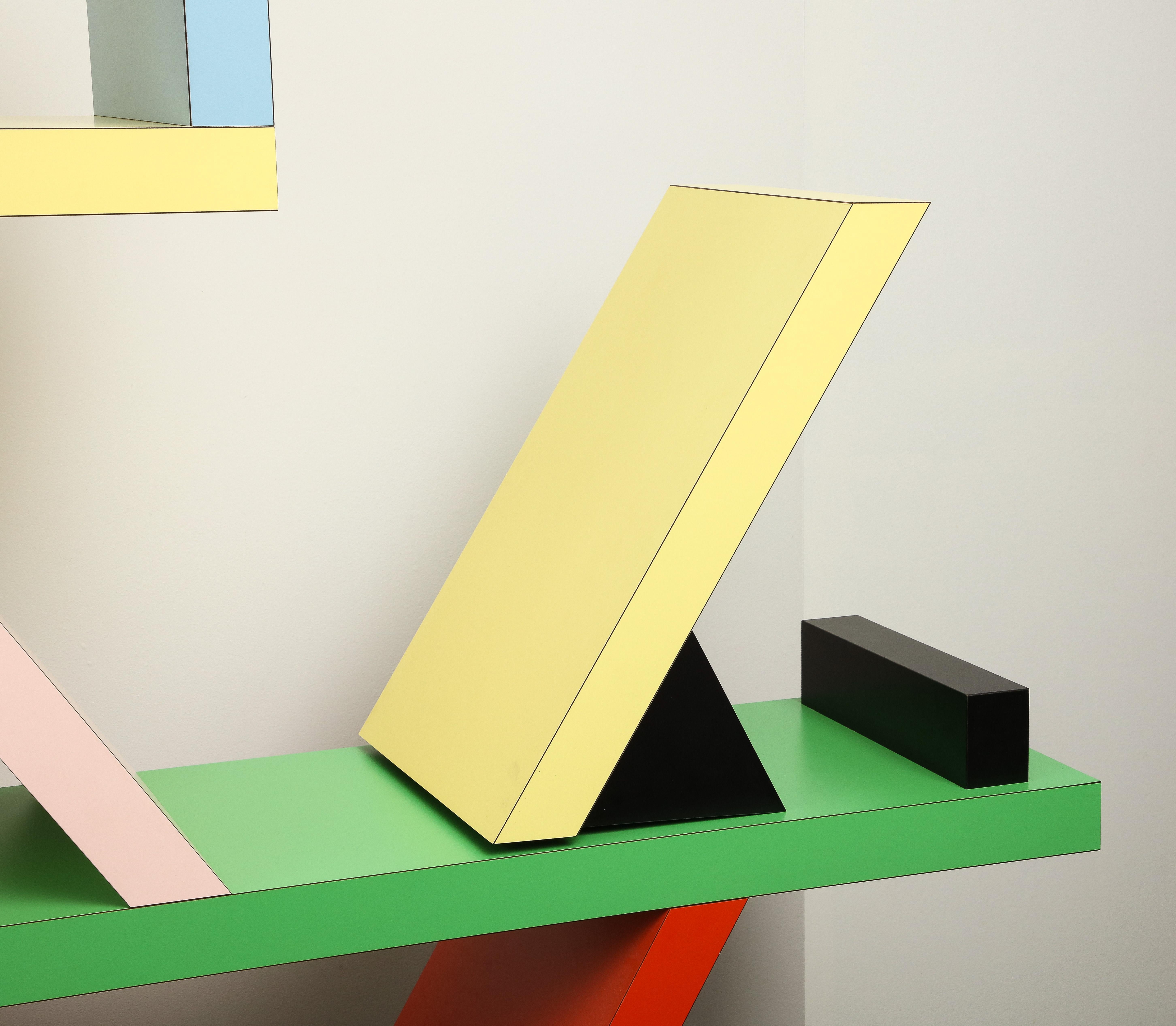 Carlton Memphis Milano Bookcase or Room Divider by Ettore Sottsass, 1981 For Sale 9