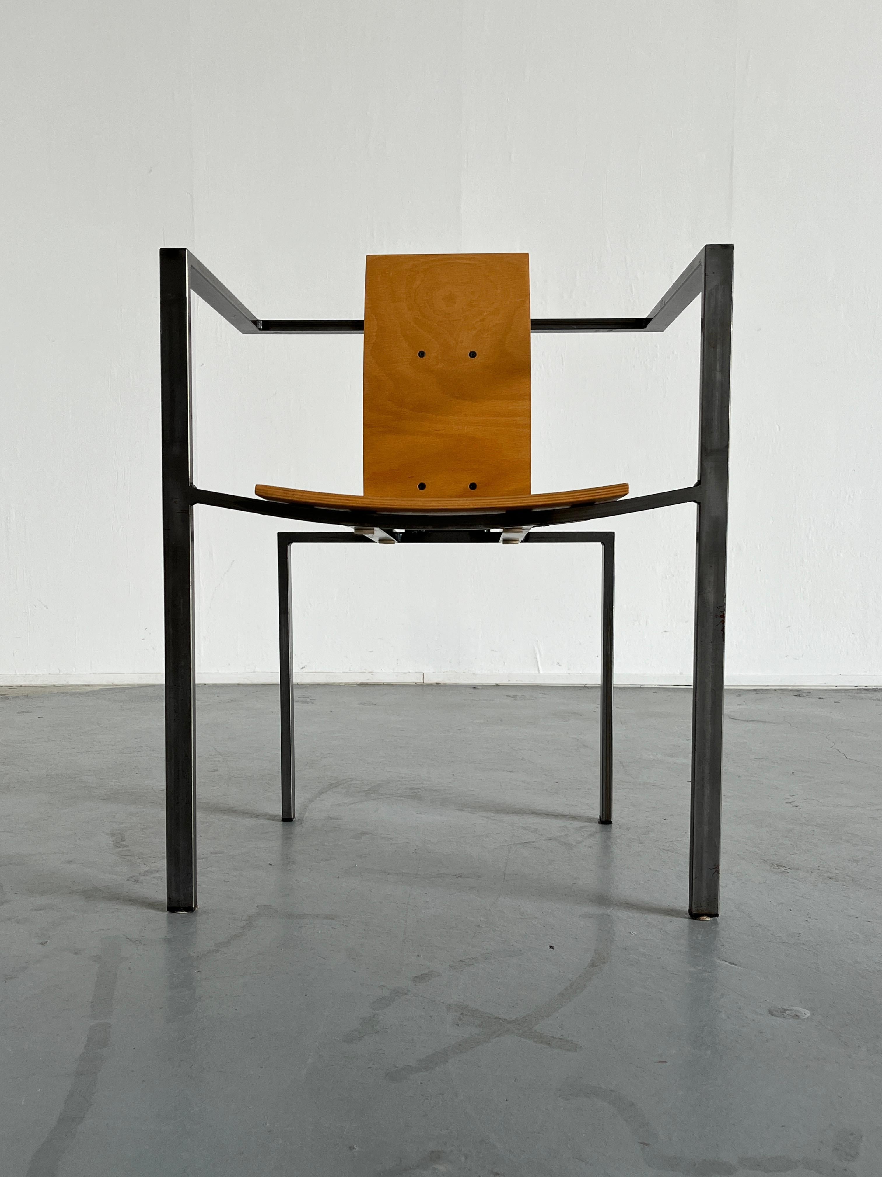 Memphis Design Postmoderner Stuhl von Karl Friedrich Förster für KFF, 1980er Jahre Deutschland im Zustand „Gut“ in Zagreb, HR